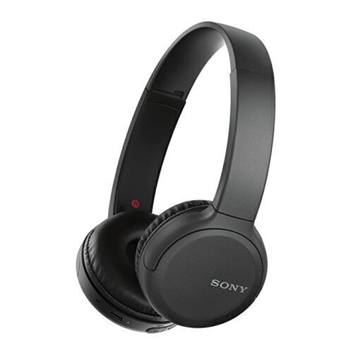 Sony WH-CH510 Bluetooth Wireless On Ear Headphones with Mic (Black)