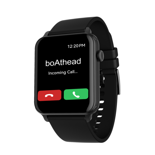 boAt Wave Voice Bluetooth calling Smart Watch (Charcoal Black)