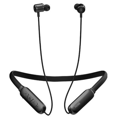 Noise Bravo Neckband Bluetooth Wireless Earphones (Jet Black)