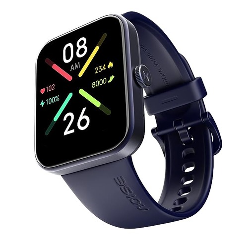 Noise ColorFit Pulse Go Buzz Smart Watch (Midnight Blue)